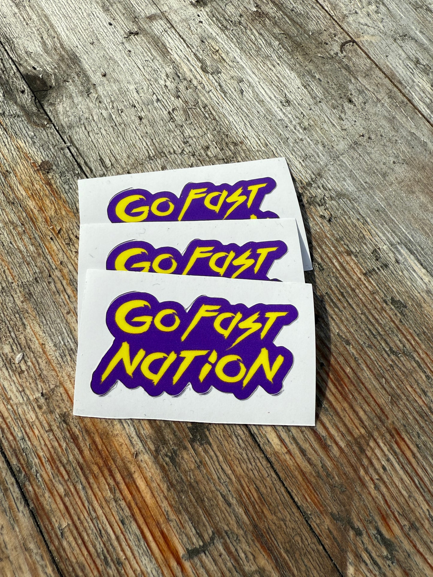 GoFast Nation Stickers