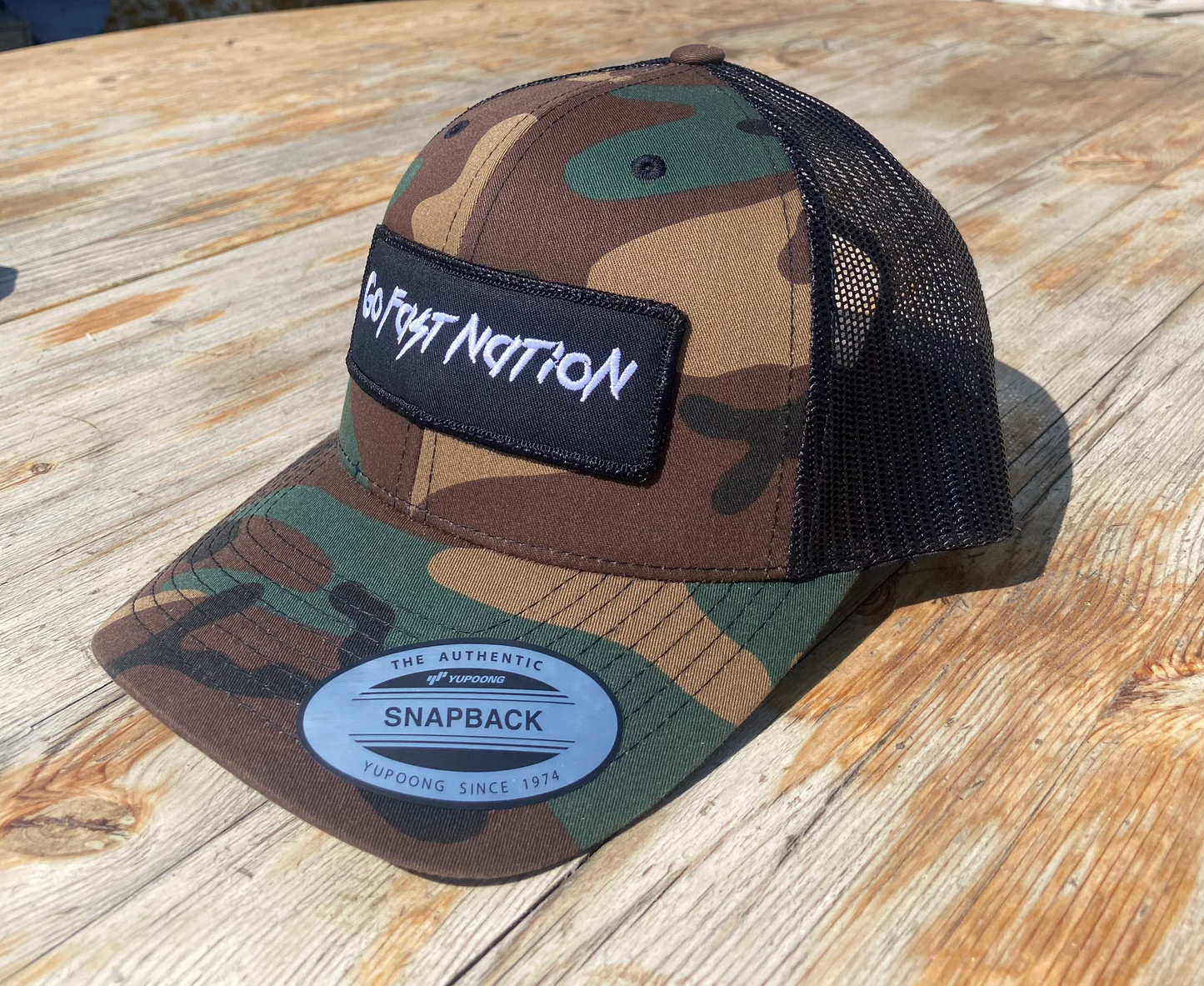 GoFast Nation Camo Trucker Hat