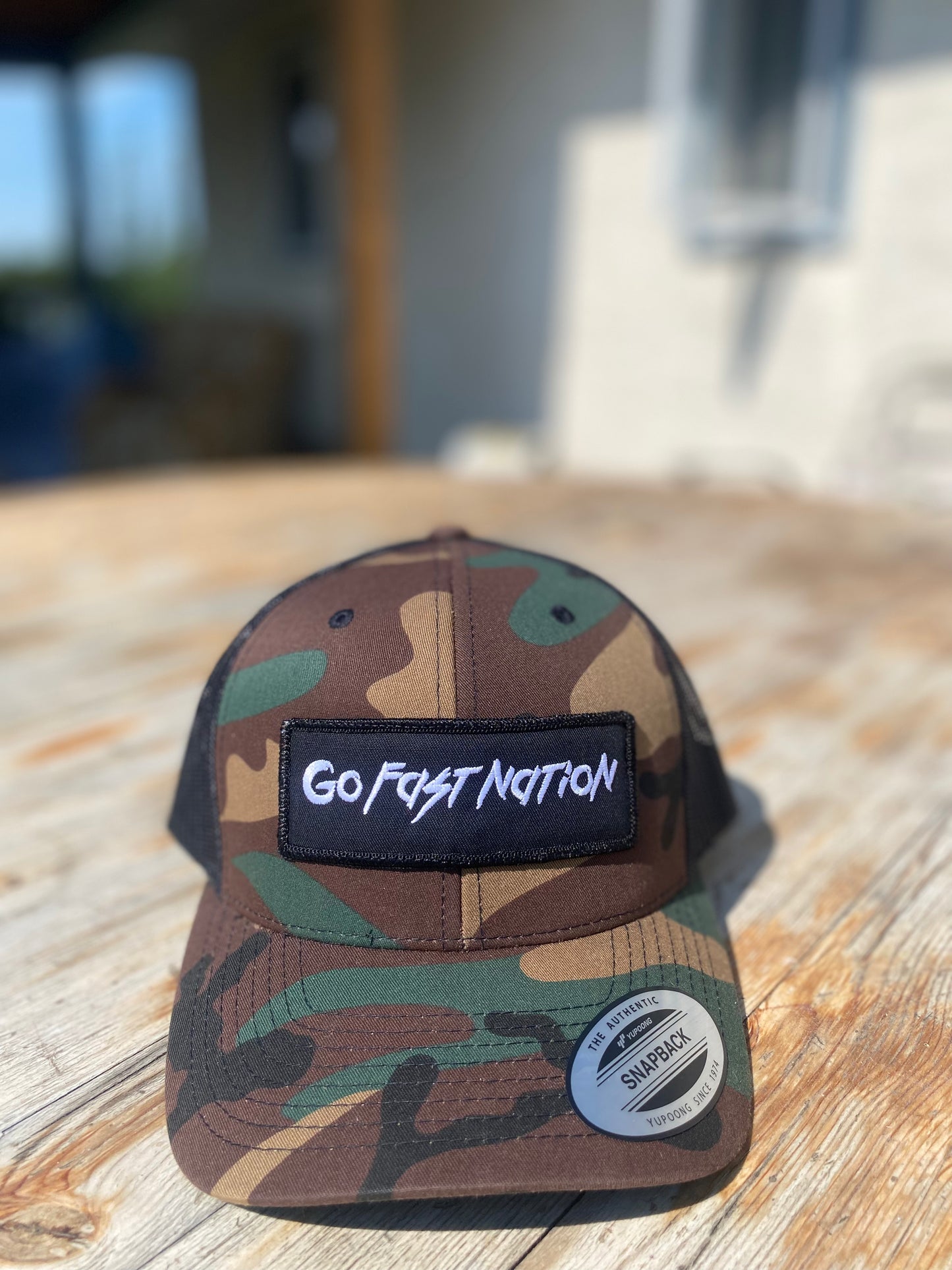 GoFast Nation Camo Trucker Hat