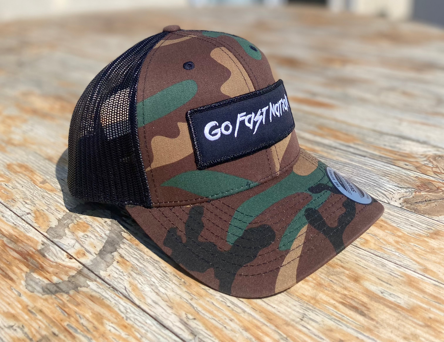 GoFast Nation Camo Trucker Hat