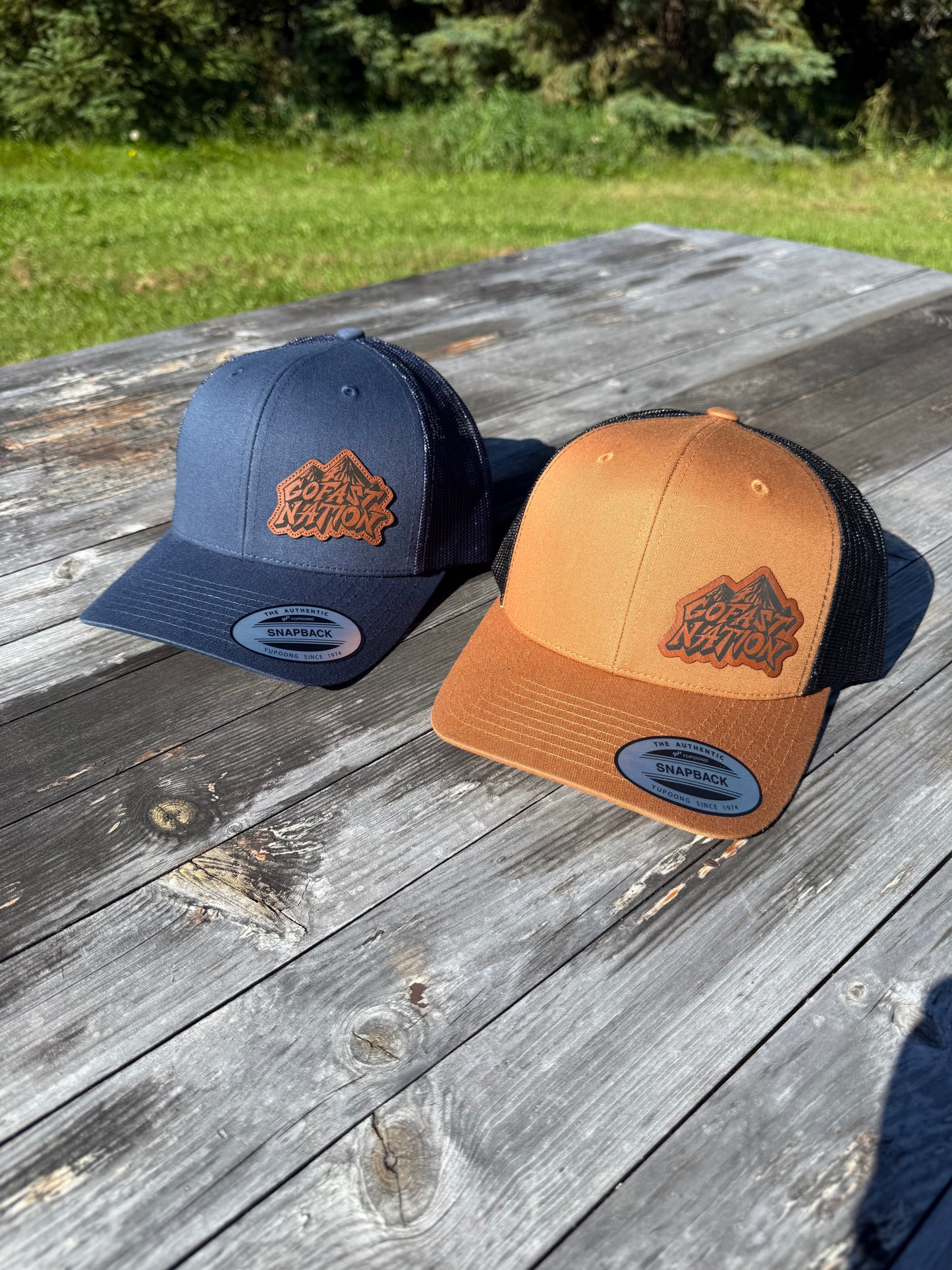 GoFast Nation Mountain Trucker Hats