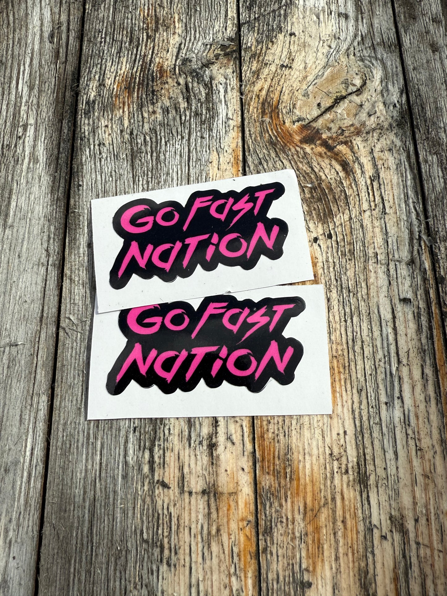 GoFast Nation Stickers