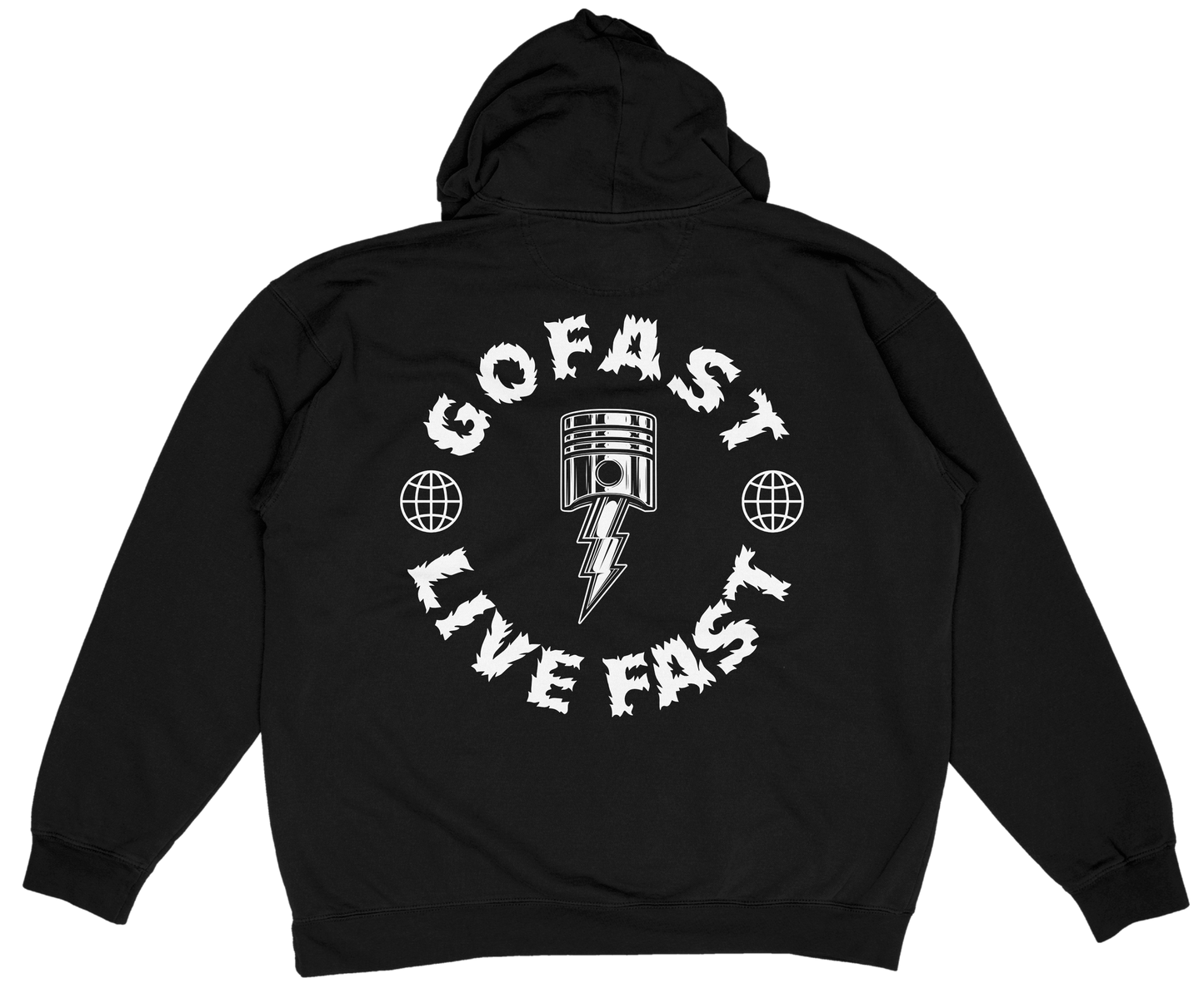 GoFast Live Fast Piston Hoodie