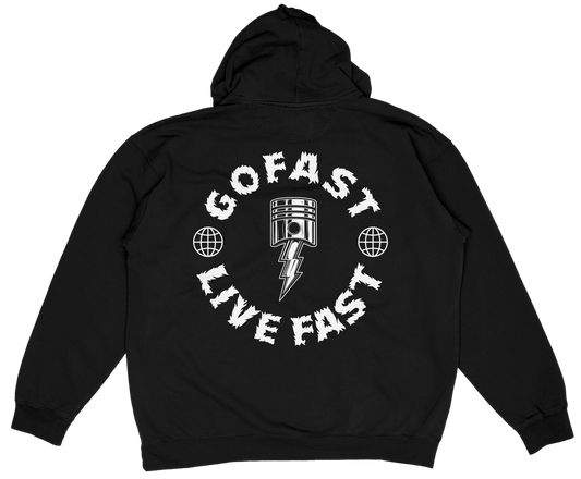 GoFast Live Fast Piston Hoodie