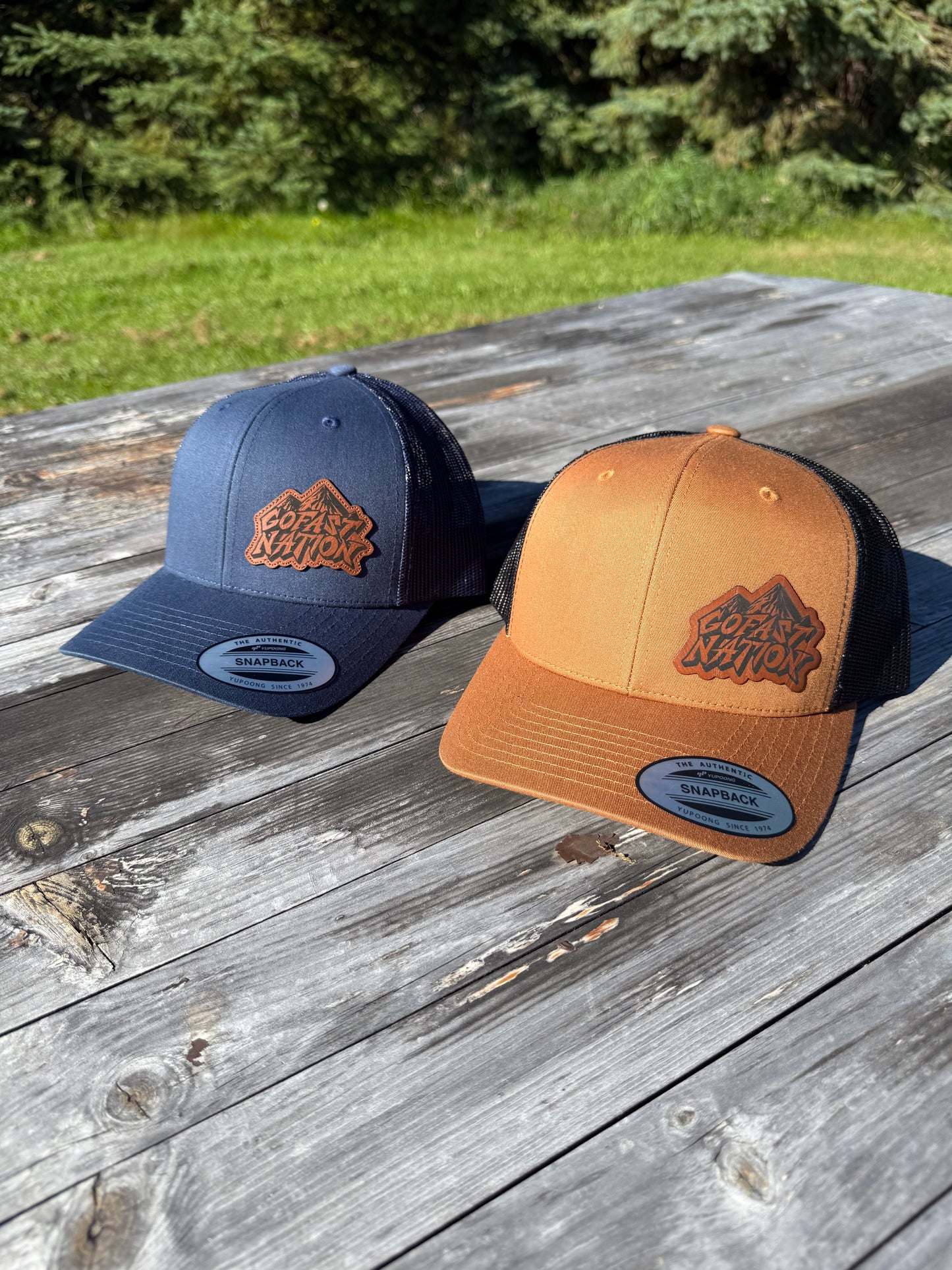 GoFast Nation Mountain Trucker Hats