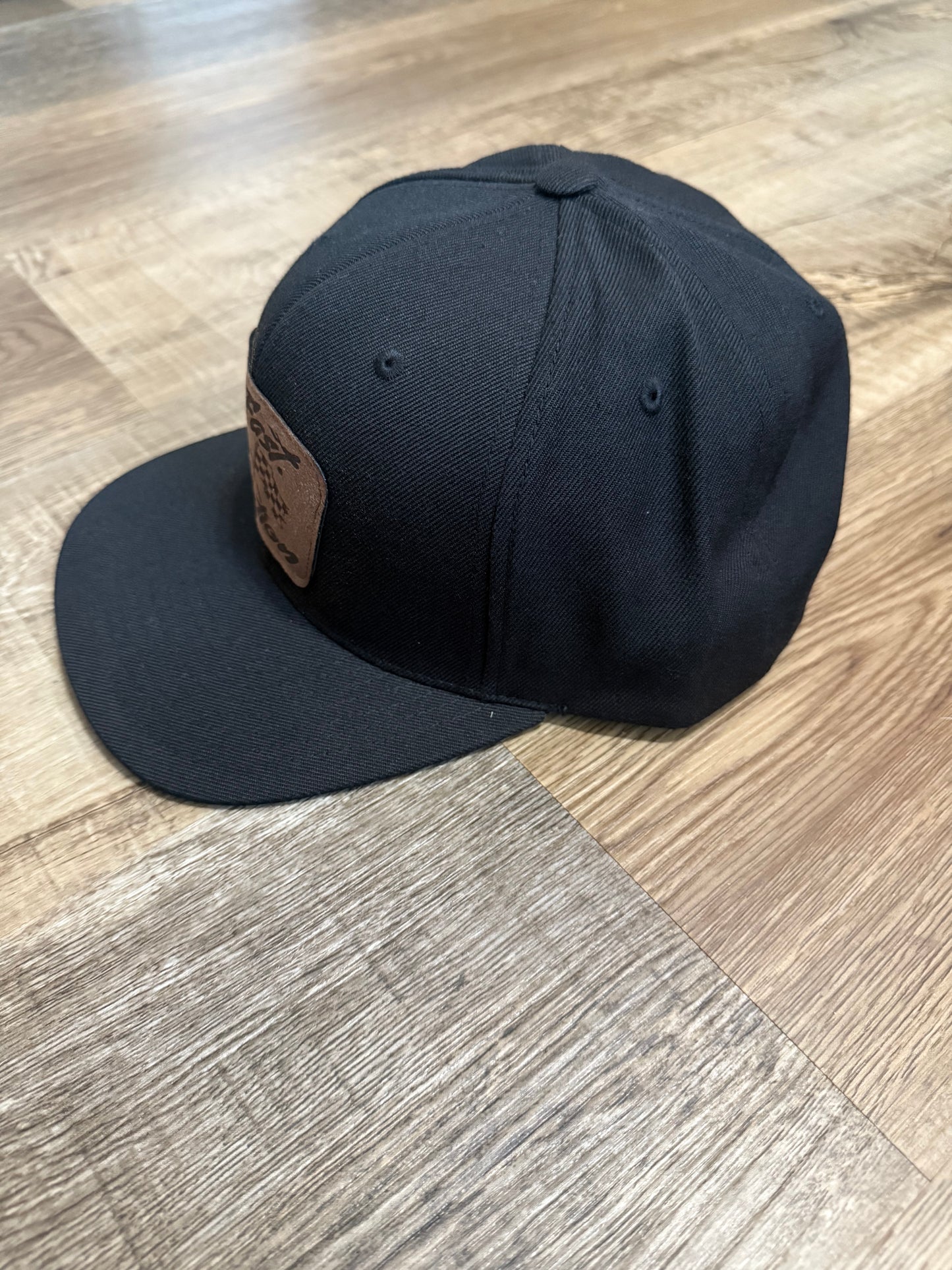 GoFast Checkered Flag Flat Bill Hat