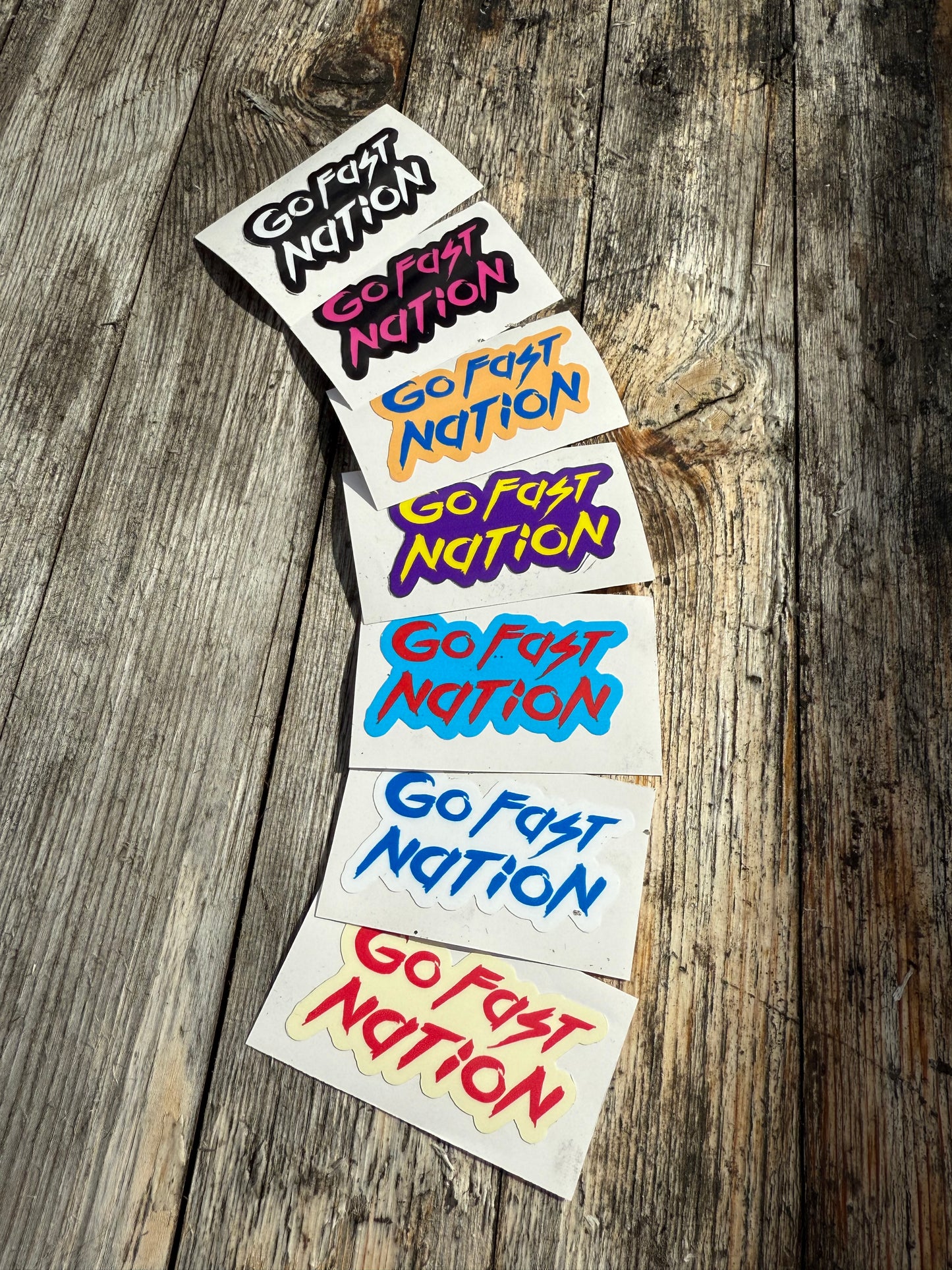 GoFast Nation Stickers