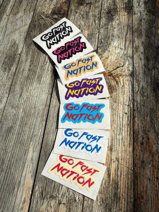 GoFast Nation Stickers