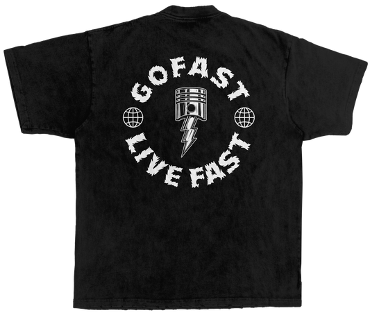 GoFast Live Fast Piston T-Shirt