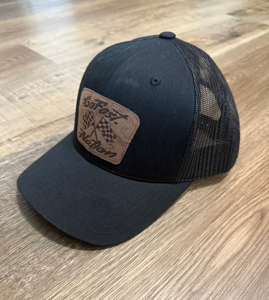 GoFast Checker Flag Trucker Hat