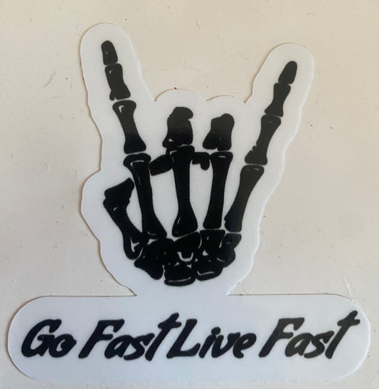 GoFast LiveFast Sticker