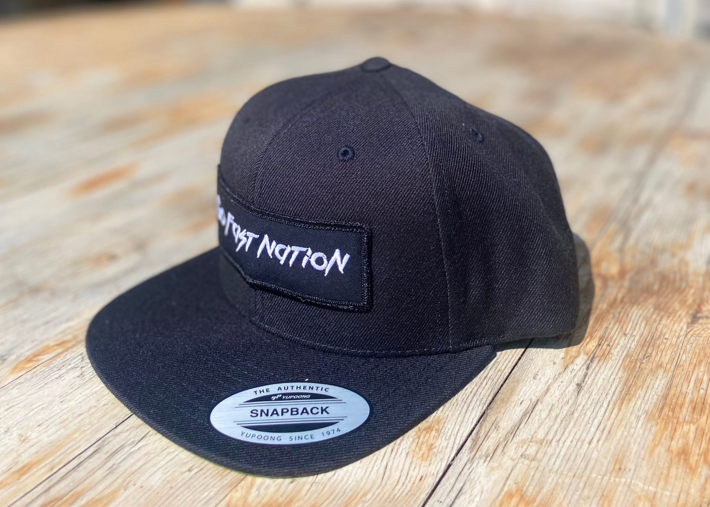 GoFast Nation Black Flat Bill Snapback